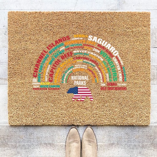 US National Parks, National Park, Denali, Redwood Coir Doormats
