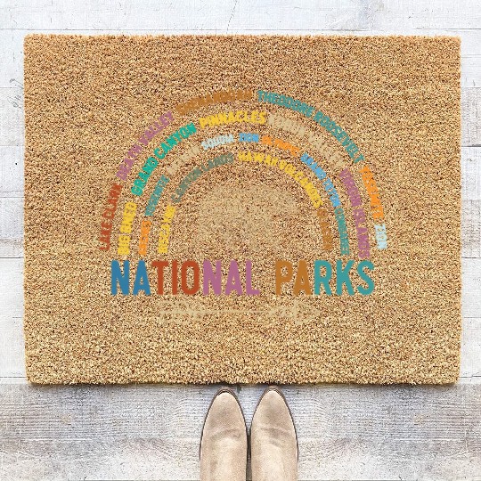 US National Parks, National Park, Denali, Redwood Coir Doormats