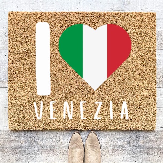 Venice Gondola Italy Venezia Coir Doormats