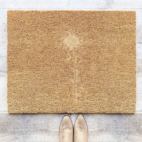 Sunflower Gardening Coir Doormats