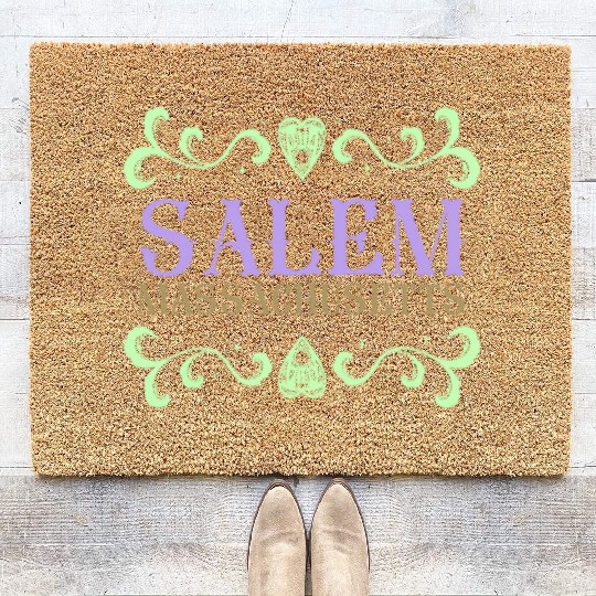 Salem Massachusetts Ouija Love Coir Doormats