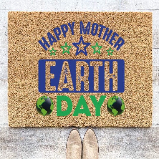 Mother-earth-day Coir Doormats