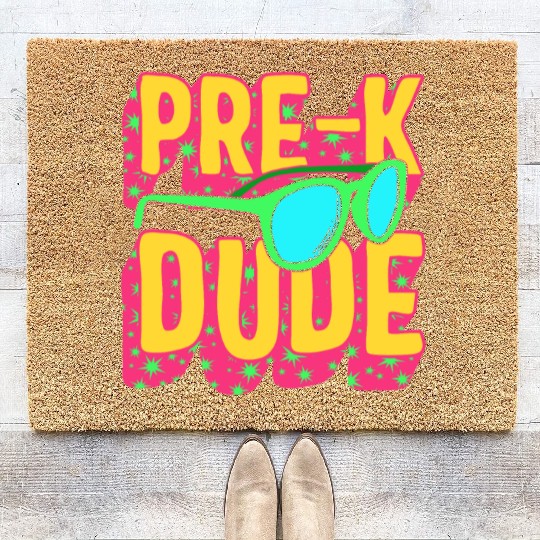 Pre K Kindergarten Coir Doormats, Sunglasses Pre School