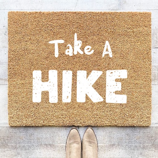 Take A Hike - Hiking Coir Doormats