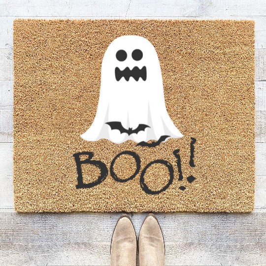 Basic Witch "BOO" for Halloween 2022 Design at the Coir Doormats