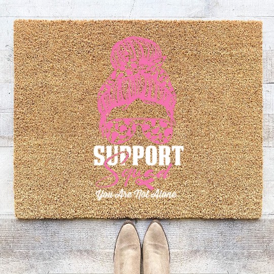 support squad you are not alone Coir Doormats