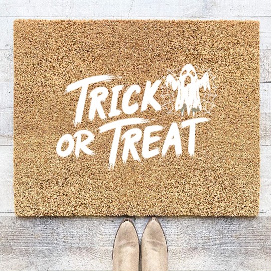 Trick Or Treat Halloween Coir Doormats