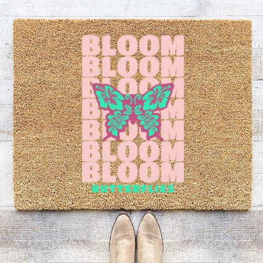 Bloom Butterflies Coir Doormats