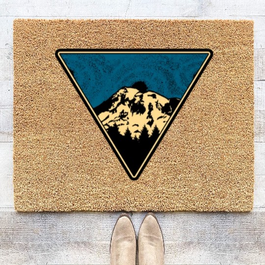 Nature Lover Midnight Sky Hiking Camping Outdoor Coir Doormats
