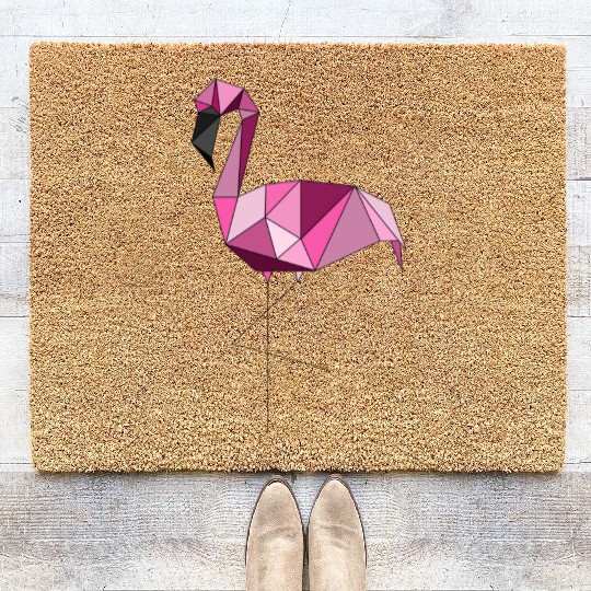 Flamingo geometrisch Coir Doormats