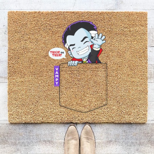Pocket Chibi Vampire Coir Doormats