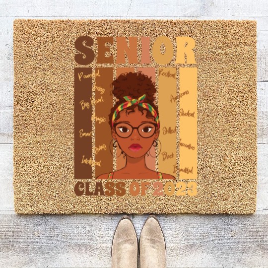 Senior Class Of 2023 Back To School Graduation Coir Doormats