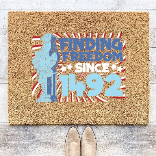 Columbus Day 1492 Coir Doormats