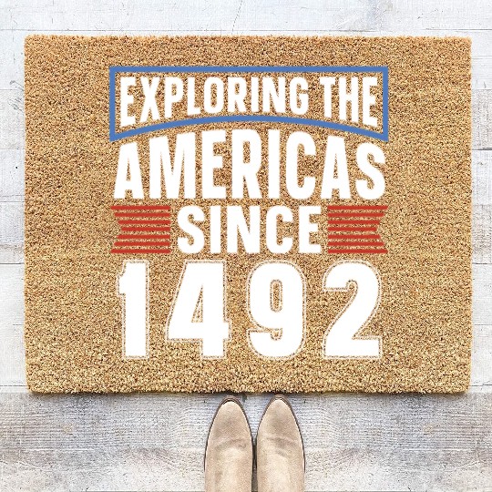 Columbus Day 1492 Coir Doormats