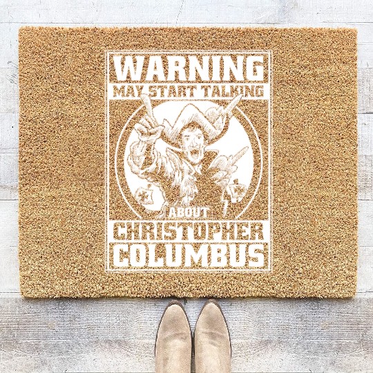 Columbus Day 1492 Coir Doormats