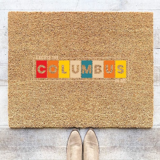 Columbus Day 1492 Coir Doormats