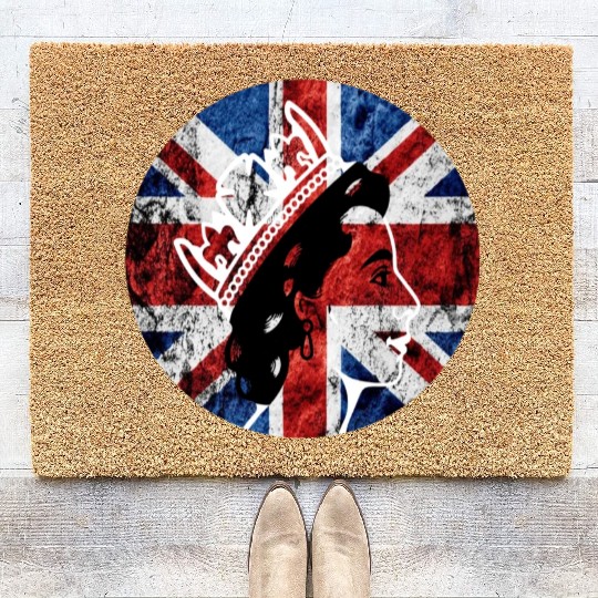 Queen Elizabeth II Rest in Peace Elizabeth Coir Doormats