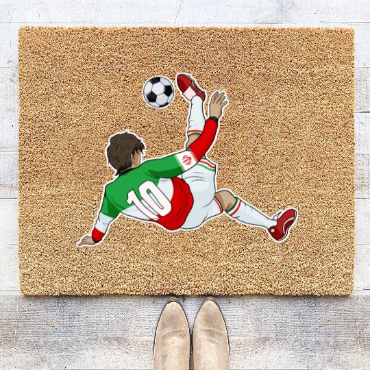 Iranian National Soccer Team I Football Iran Coir Doormats