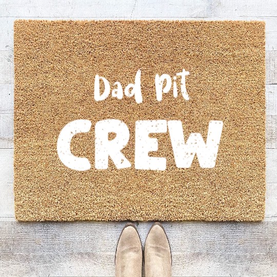 Dad Pit Crew - Birthday Coir Doormats