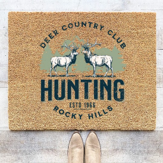 Deer country club Coir Doormats
