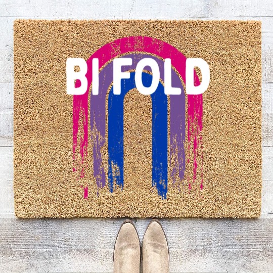 Bi Fold Bisexual LGBTQ Bi Pride LGBT Positivity Coir Doormats