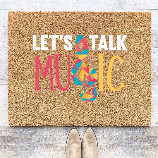 Music Teacher Music Key Coir Doormats