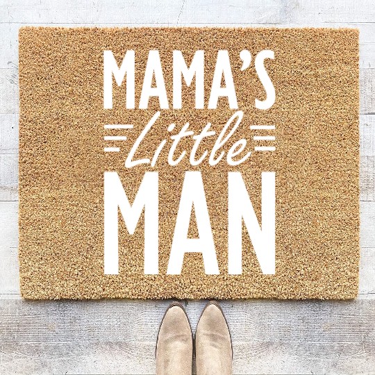 Toddler - Mama's little man Coir Doormats