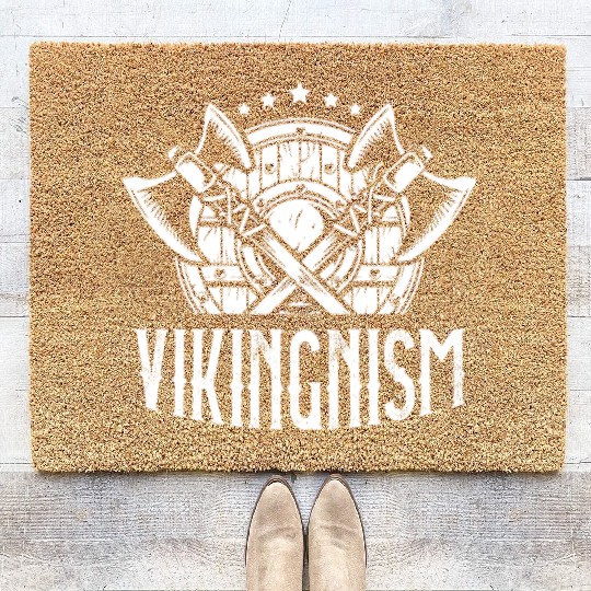 Vikingnism Scandinavian Pagan Norsemen Viking Coir Doormats