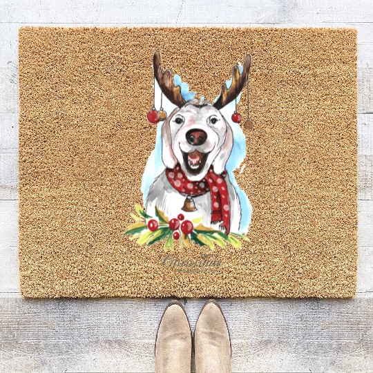 Dog lovers cute Coir Doormats