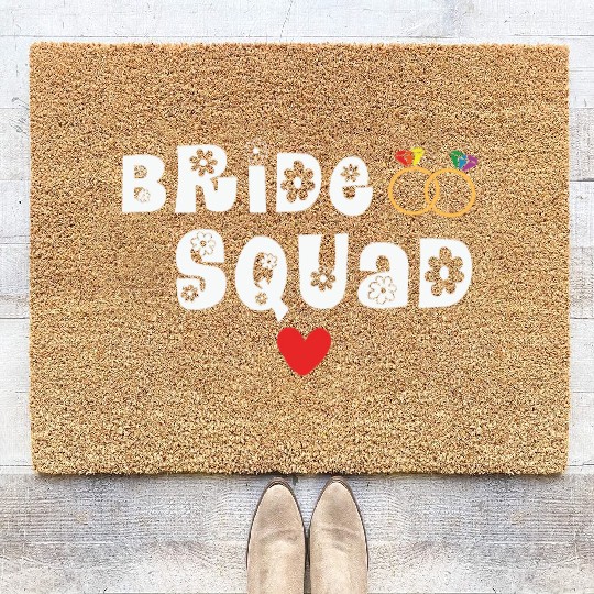 LBGT Flag Gay Pride Human Vintage Rainbow Coir Doormats