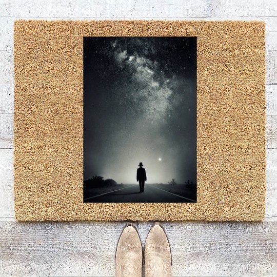 The lonely man Coir Doormats