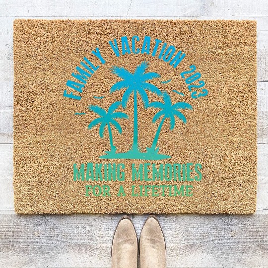 Family Vacation 2023 Making Memories Coir Doormats