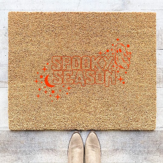Halloween Coir Doormats, Spooky Season Ghost Costume Gift