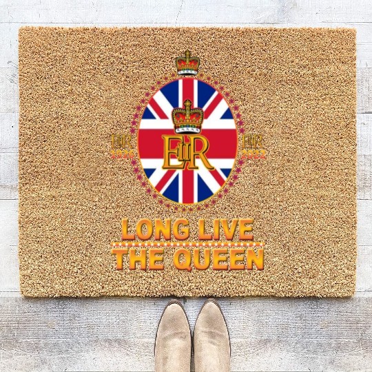 Queen Elizabeth II Rest in Peace Elizabeth Coir Doormats