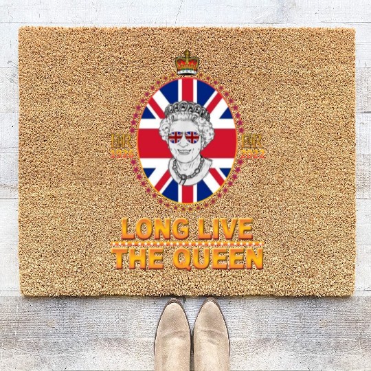 Queen Elizabeth II Rest in Peace Elizabeth Coir Doormats