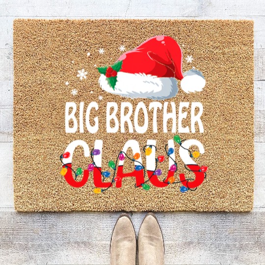 Big Brother Claus Matching Family Coir Doormats