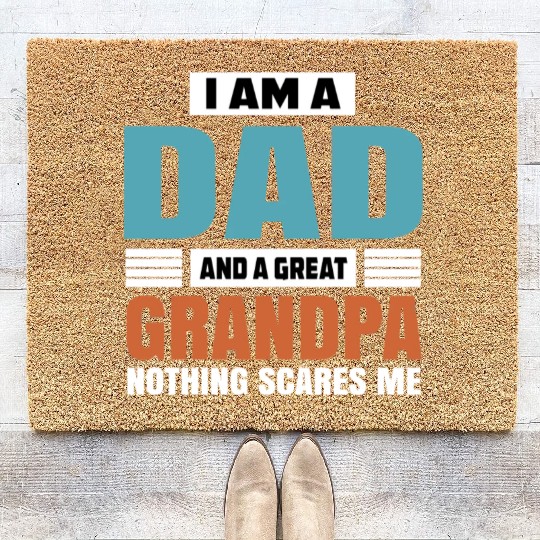 I Am A Dad And A Great Grandpa Coir Doormats