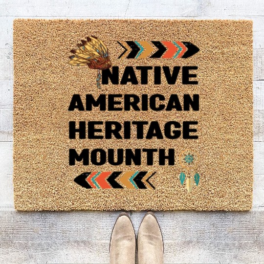 Native American Heritage Month Coir Doormats