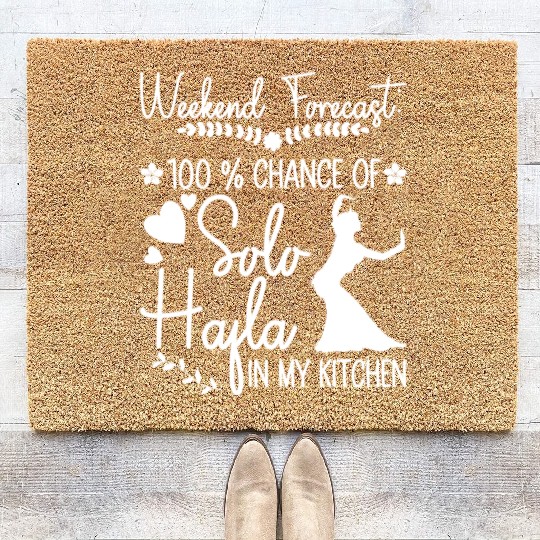 Weekend Forecast: 100 % Chance Of Solo Hafla In My Coir Doormats