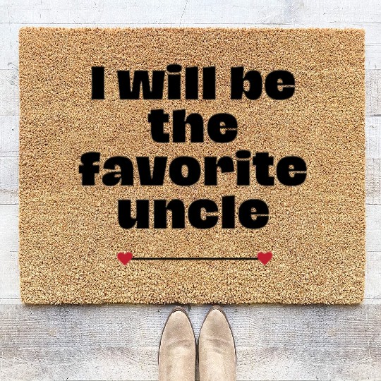 Favorite uncle and best friend Coir Doormats