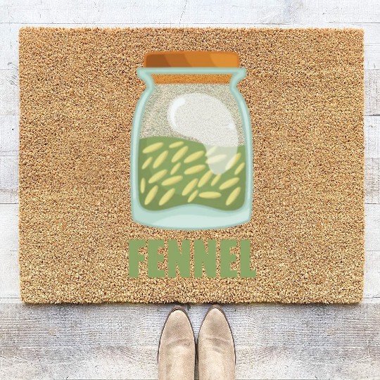 Fennel Spice Flavor Food Cooking Coir Doormats