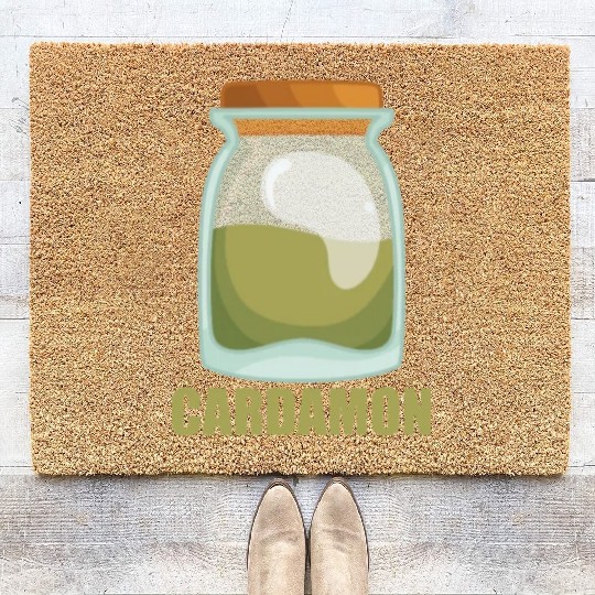 Cardamon Spice Flavor Food Cooking Coir Doormats