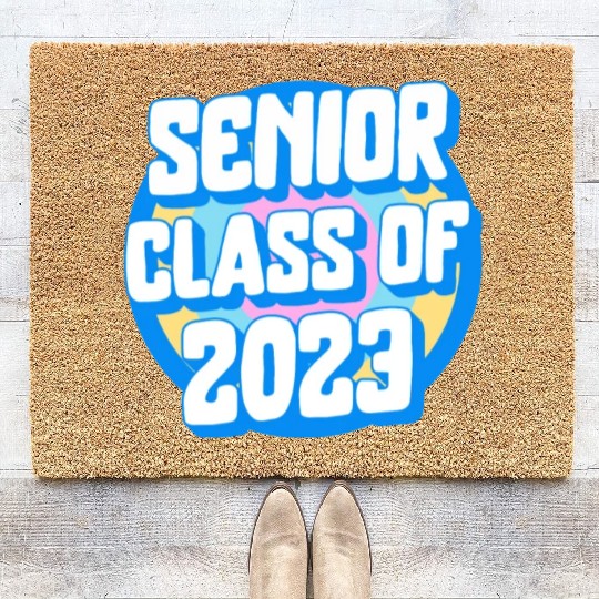 Graduation Coir Doormats, Senior Class Of 2023 Gift End