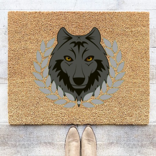 alpha wolf Coir Doormats
