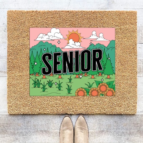 Graduation Coir Doormats, Senior Class Of 2023 Gift End