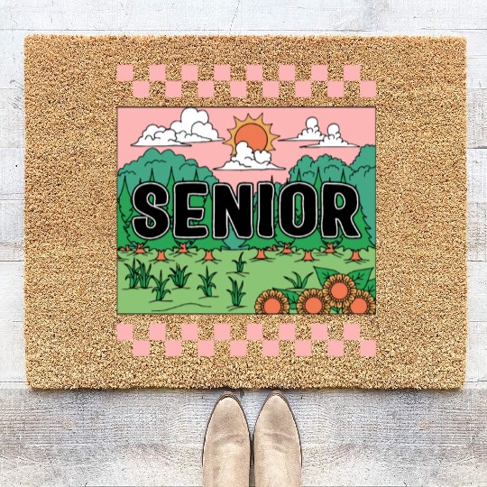 Graduation Coir Doormats, Senior Class Of 2023 Gift End