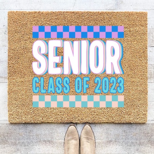 Graduation Coir Doormats, Senior Class Of 2023 Gift End