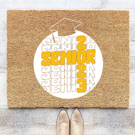 Graduation Coir Doormats, Senior Class Of 2023 Gift End