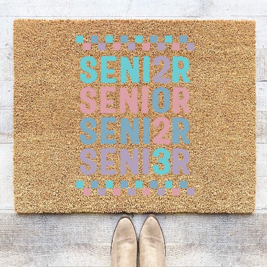 Graduation Coir Doormats, Senior Class Of 2023 Gift End