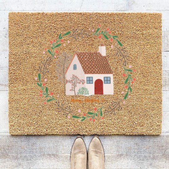 Merry Christmas | Home For The Holidays | Xmas Coir Doormats